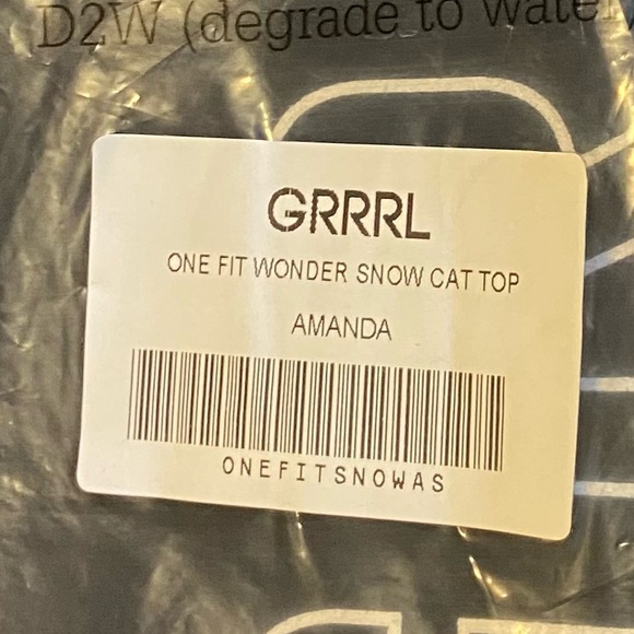 Grrrl clothing crop top long sleeve NWT - Picture 6 of 6